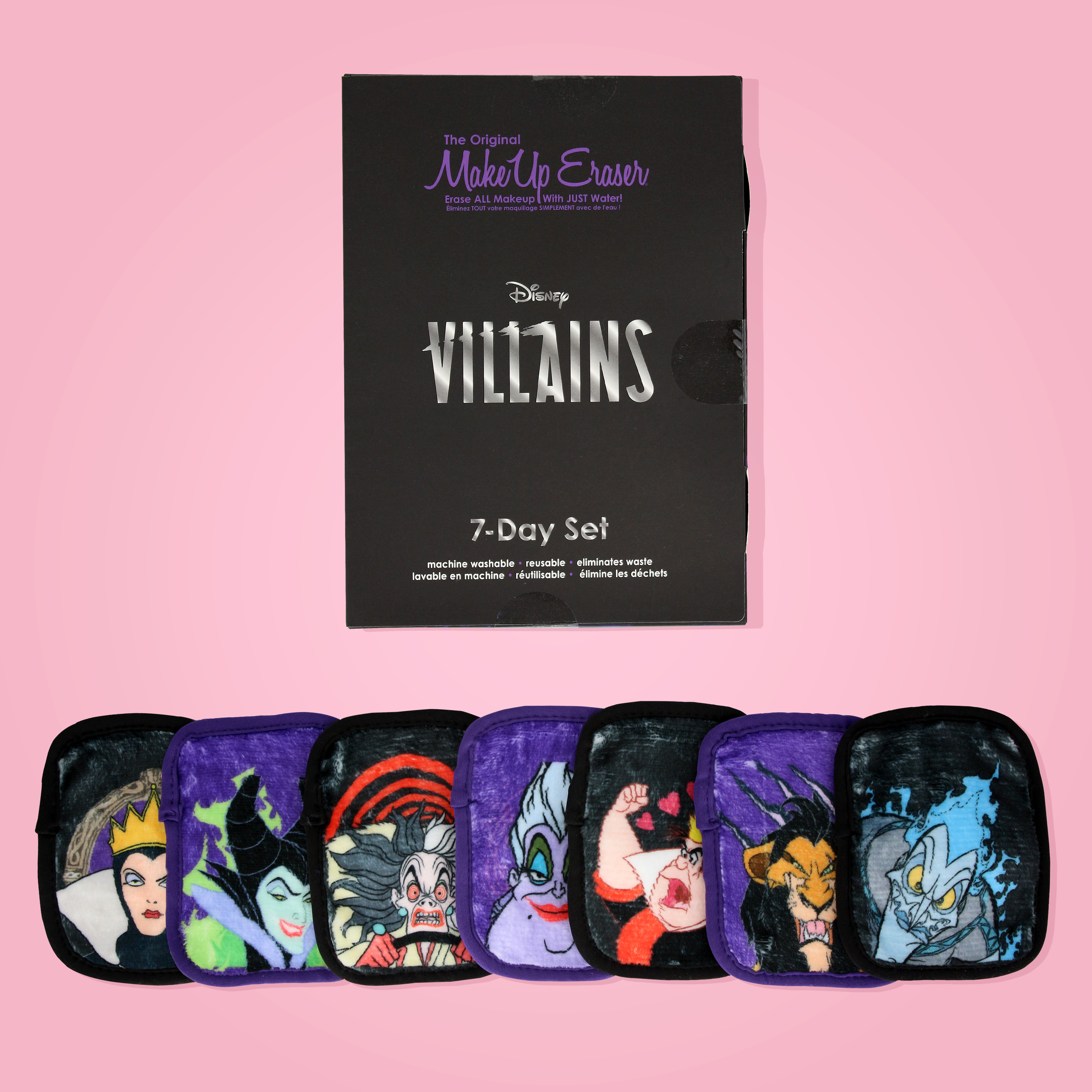 Disney Villains 7 day set MakeUp Eraser